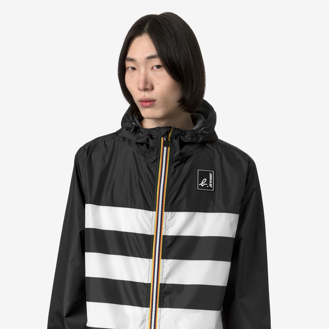 LE VRAI 3.0 CLAUDE GRAPHIC AGNES B - Jackets - Mid - UNISEX - STRIPES BLK-WHT