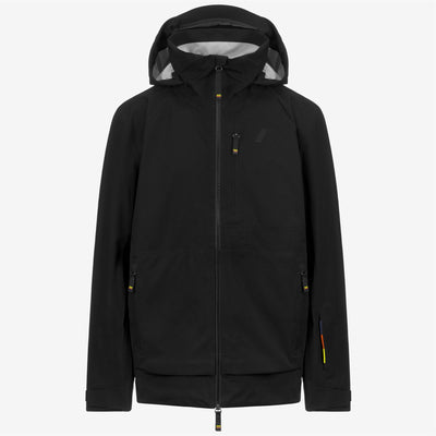 BOZEL 3 LAYERS - SHELL JACKET - Jackets - Mid - MAN - BLACK PURE