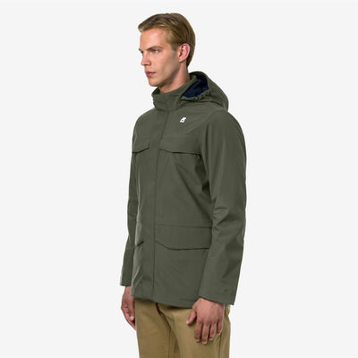 MANPHY BONDED - Jackets - Mid - MAN - GREEN B -BLUE DEPTH