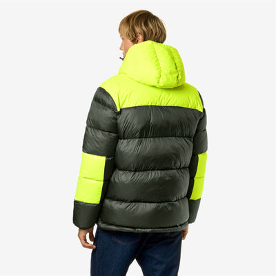 LE VRAI 3.0 CLAUDE HEAVY WARM - Jackets - Mid - UNISEX - GREEN BLACKISH-YELLOW FLUO