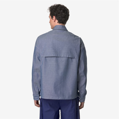 KAYEL CHAMBRAY 3L - Jackets - Short - MAN - CHAMBRAY-GREEN SPHAGNUM