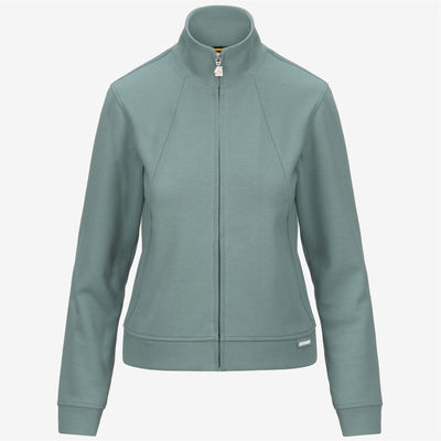 CYRIELLE INTERLOCK - Fleece - Jacket - WOMAN - GREEN MOLD