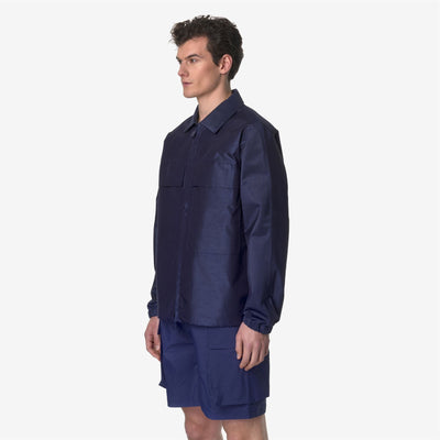 SHIREV SHANTUNG - LIKE 2L - Jackets - Short - MAN - BLUE MD COBALT SHANTUNG