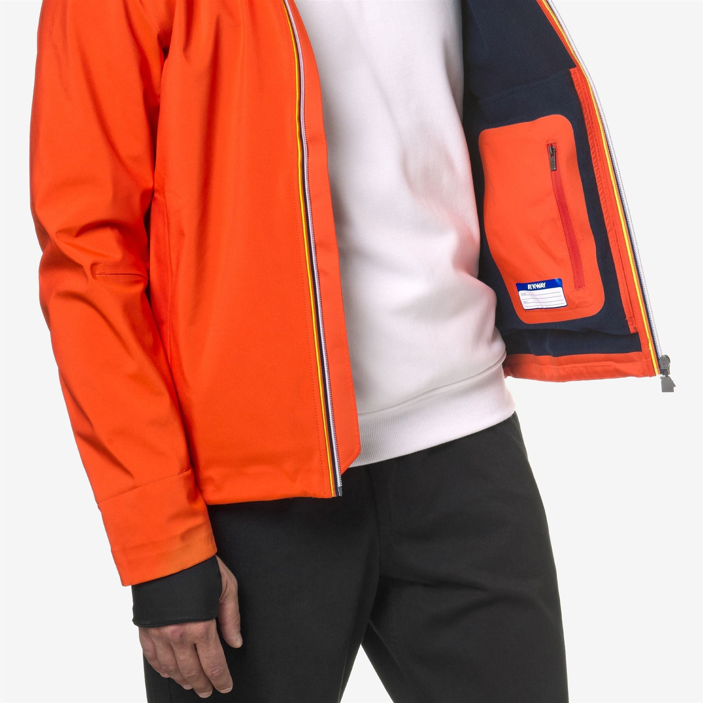 JACKO BONDED - Jackets - Short - MAN - ORANGE P-BLUE D