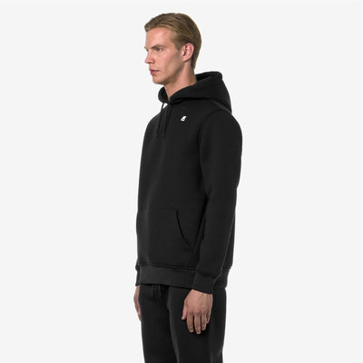 BERNIE SPACER - Fleece - Pull  Over - MAN - BLACK PURE