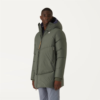 HUGH THERMO SOFT TOUCH - Jackets - Mid - MAN - GREEN BLACKISH-BLUE MEDIEVAL